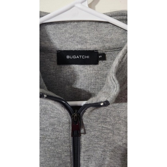 Bugatchi Platinum Half-Zip  Mock Neck Size S - Picture 2 of 5